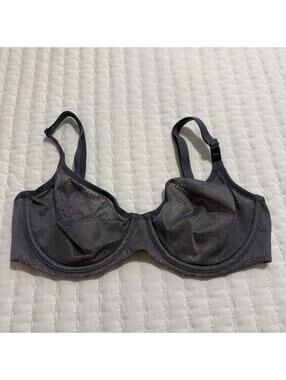 Victoria’s Secret 32DD Body By Victoria Unlined Demi Grey With Nude NWT
